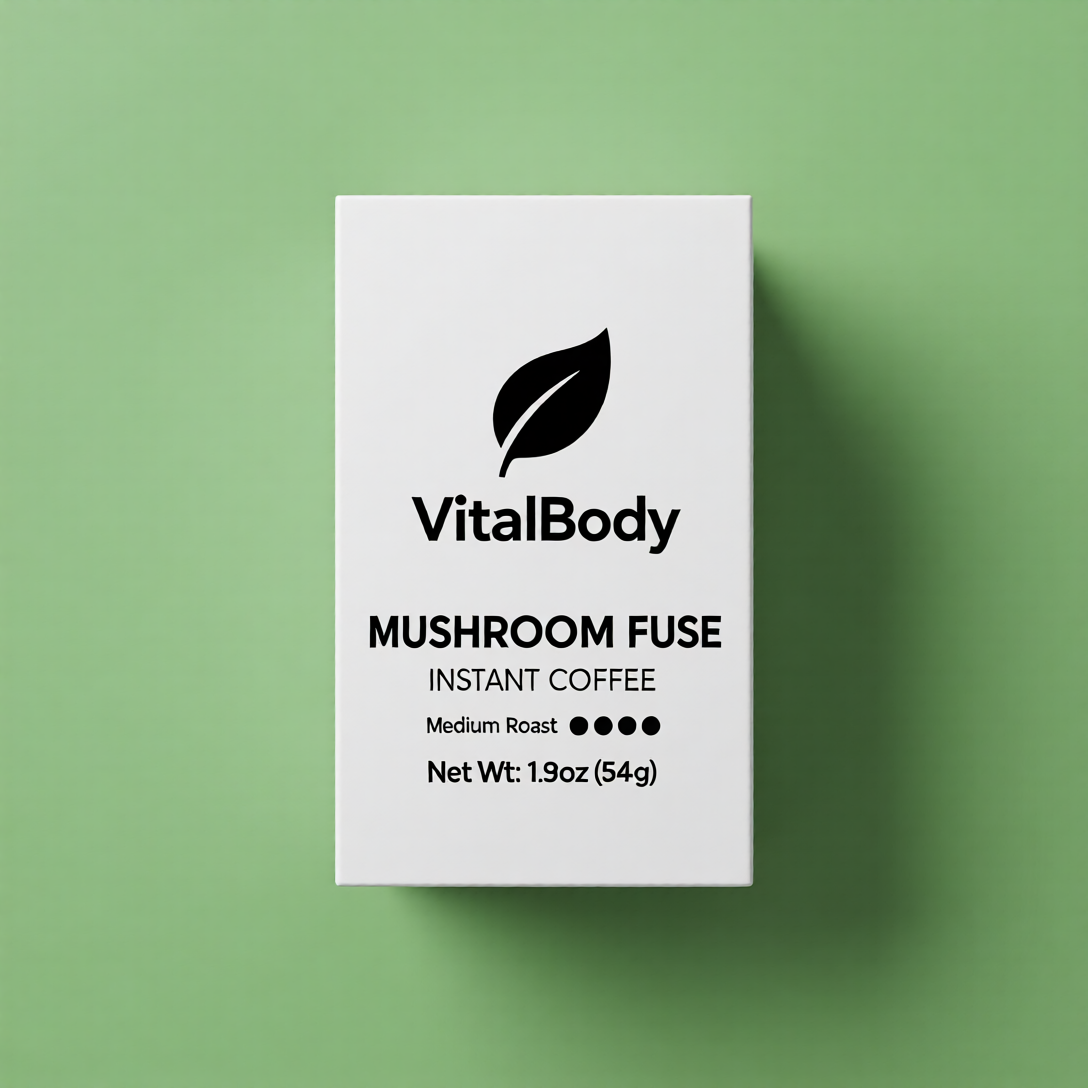 vital01 Mushroom Fuse Instant Coffee (Medium Roast) - Image 1